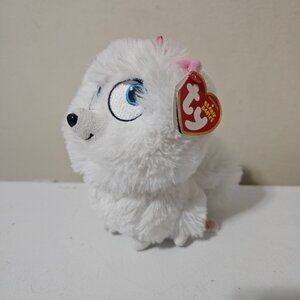 TY Beanie Baby 6  GIDGET Pomeranian Dog (Secret Life of Pets) Plush Toy